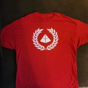 Red pyramid Tee shirt
